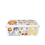 Blond amsterdam bewaarblik hond (19,5X10,5X7 CM)