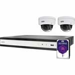 ABUS WLAN Akku Cam mit Basisstation PPIC90000 IP-Bewakingscameraset WiFi 2-kanaals Met 1 camera 1920 x 1080 Pixel
