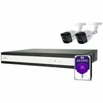 Foscam FN7108W-B4-1T IP-Bewakingscameraset WiFi 8-kanaals Met 4 cameras 1920 x 1080 Pixel