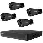 HiLook IK-4248BH-MH/P IK-4248BH-MH/P IP-Bewakingscameraset LAN 4-kanaals Met 4 cameras 3840 x 2160 Pixel