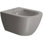 Ben Segno Wandbidet Compact Verdekte Ophanging 50x36 cm Beton grijs Xtra Glaze