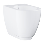 Ben Segno Wandbidet Verdekte ophanging 55x36cm Mat Zwart Xtra Glaze