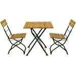 Rotan Bistroset 60 x 60 cm