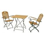 Rotan Bistroset 60 x 60 cm