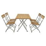 Hardhouten bistroset Bad Tolz ? 77 cm met groen frame