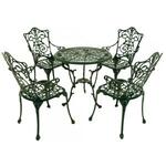 Bistroset Antiek 5-delig - wit