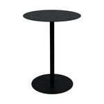 Zuiver Ronde Bistrotafel Snow Staal, 57cm - Zwart