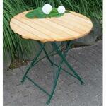 Tuintafel hout inklapbaar Bad Tolz - groen frame