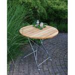 Tuintafel hout inklapbaar Bad Tolz - grijs frame ? 77cm