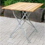 Tuintafel hout inklapbaar Bad Tolz - groen frame 70 cm