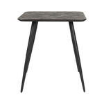 Richmond Ronde Bistrotafel Logan Marmer, 75cm - Zwart