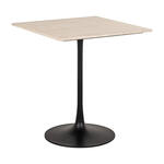 Richmond Vierkante Bistrotafel Tavolo Marmer, 70 x 70cm - Zwart