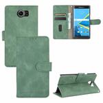 Voor BlackBerry Priv Solid Color Skin Feel Magnetic Buckle Horizontale Flip Kalf Textuur PU Lederen case met Holder & Card Slots & Wallet(Groen)
