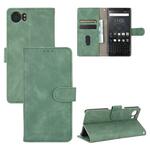 Voor BlackBerry Priv Solid Color Skin Feel Magnetic Buckle Horizontale Flip Kalf Textuur PU Lederen case met Holder & Card Slots & Wallet(Zwart)