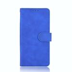 Voor BlackBerry Keyone Solid Color Skin Feel Magnetic Buckle Horizontale Flip Kalf Textuur PU Lederen case met Holder & Card Slots & Wallet(Blauw)