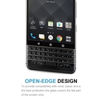 Voor BlackBerry Keyone 0.3mm 9H oppervlaktehardheid 2.5D explosieveilige zeefdruk volledige scherm getemperd glas scherm Protector(Black)