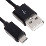 Micro USB Poort USB Data Kabel voor Nokia Sony Ericsson Samsung Galaxy S6 / S5 / S IV LG BlackBerry HTC Amazon Lengte: 1 meter (zwart)
