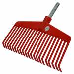 Talen Tools Bladhark kunststof 21 tands met steel 150cm hark 200 x 400mm