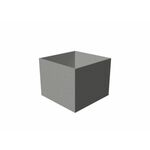bloembak polymeerbeton Banco 80x80x60 cm
