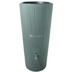 Garantia design regenton zilver 350 liter met bloembak