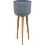 Bloempot onderzetter Cylindro antraciet 41 cm