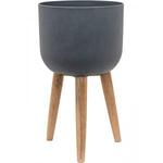 Refined Retro bloempot op poten 97x40cm grijs