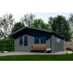 Blokhut 3055K 300x300 cm - gecoat
