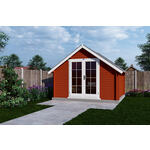 Blokhut 2055 200x200 cm - exterieur gecoat