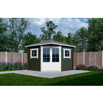 Blokhut 2055 200x200 cm - compleet gecoat