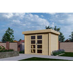 Blokhut 3030L 300x300 cm - exterieur gecoat