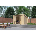 Blokhut 325M 300x250 cm - exterieur gecoat
