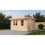 Lugarde Select Blokhut Zwolle 250x250cm - Onbehandeld