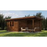Lugarde Blokhut B25 500x400 cm - 44 mm