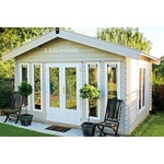 Lugarde Select Blokhut Arnhem 250x200cm - Keteldruk Bruin