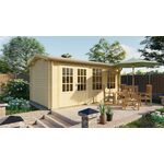 Blokhut 3020 300x200 cm - exterieur gecoat