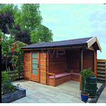 Woodpro Blokhut/Tuinhuis Veluwe 400x250 cm