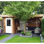 Blokhut/Tuinhuis Zaandam 500x250 cm- Plat dak- Hout- Woodpro