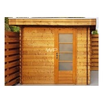 Blokhut/Tuinhuis Speuld 250x200 cm- Plat dak- Hout- Woodpro