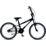 Magic BMX Kick Kinder BMX 16 Inch 25,4 cm Junior Knijprem Geel/Rood