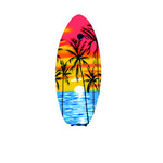 XQ Max Bodyboard 105x60x10 cm oranje en zwart