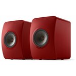 KEF LS50 Wireless 2 Boekenplank speaker - Grimson Red (per paar)