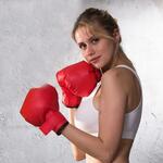 SUTENG vlam patroon PU lederen fitness boksen handschoenen voor volwassenen (groen)