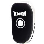 QUANSHENG TQB-04 Professional Taekwondo Foot Doel Boksen Sanda PU Verdikking Trainingsdoel (WB White Edge)