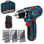 Bosch Professional GDX 18V-200+GSR 06019J2207 Gereedschapsset Accumachine, Elektricien, Sanitair, Handwerker