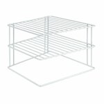Metaltex Silos Space Bordenrek 2 Etages 25x25x19 cm Wit
