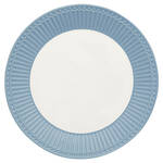 Santex Feest borden set - 20x stuks - lila paars - 17 cm en 22 cm - Feestbordjes