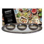 Bordenset Composteerbaar Wit 18 x 2,5 x 18 cm (80 Stuks)