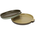 Wit/Goude Bordenset - Nippon White - Set van 4 stuks - 26cm