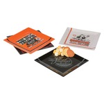 Wit/Goude Bordenset - Nippon White - Set van 4 stuks - 19cm