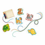 Melissa & Doug borduren op hout dieren